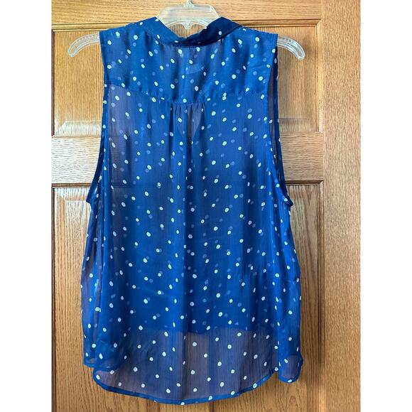 Abercrombie & Fitch Sleeveless Blouse Sheer Large - Picture 5 of 5